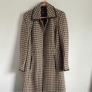 Coach Black and Brown Trench Coat Timeless Elegance